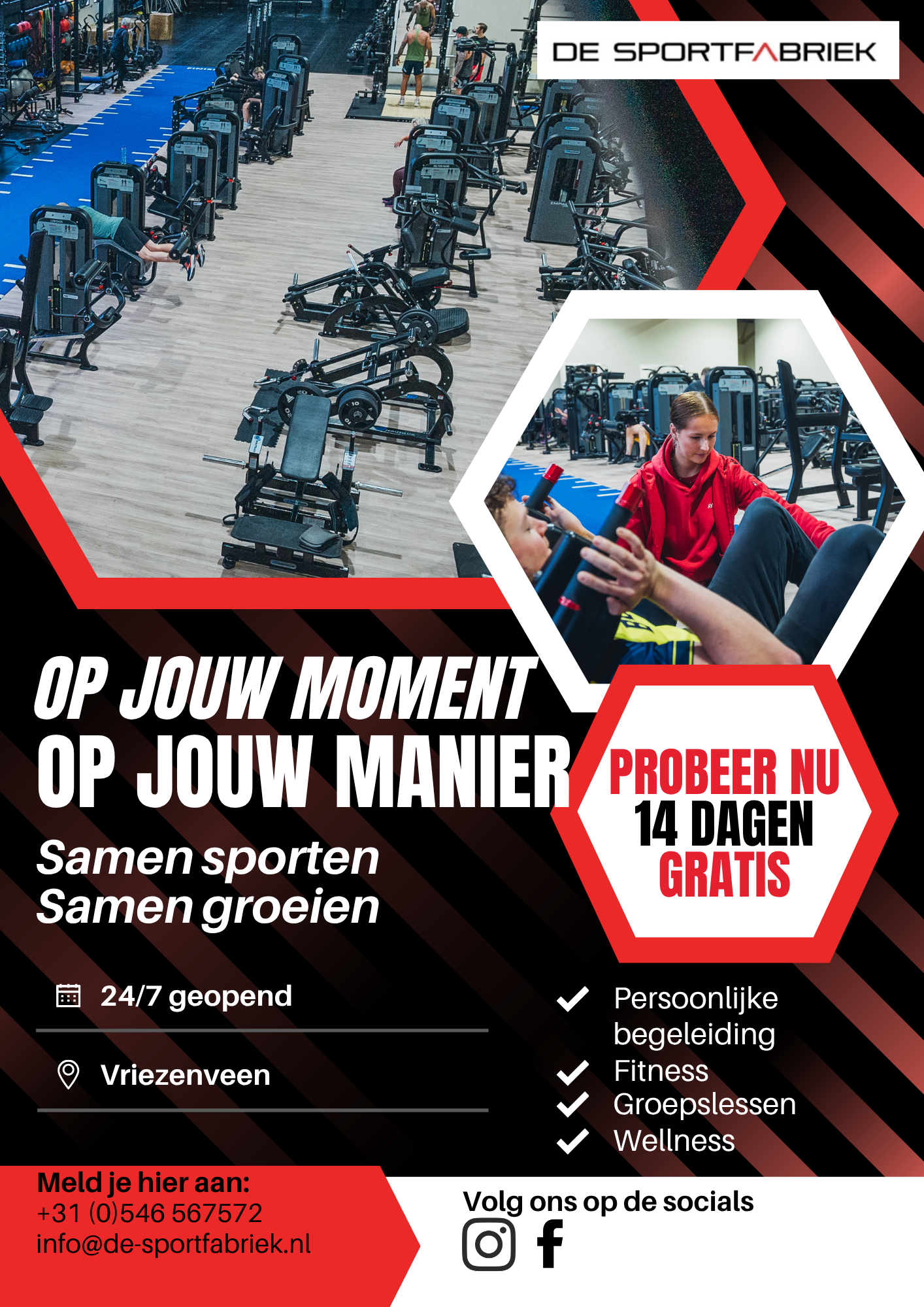 Flyer De Sportfabriek
