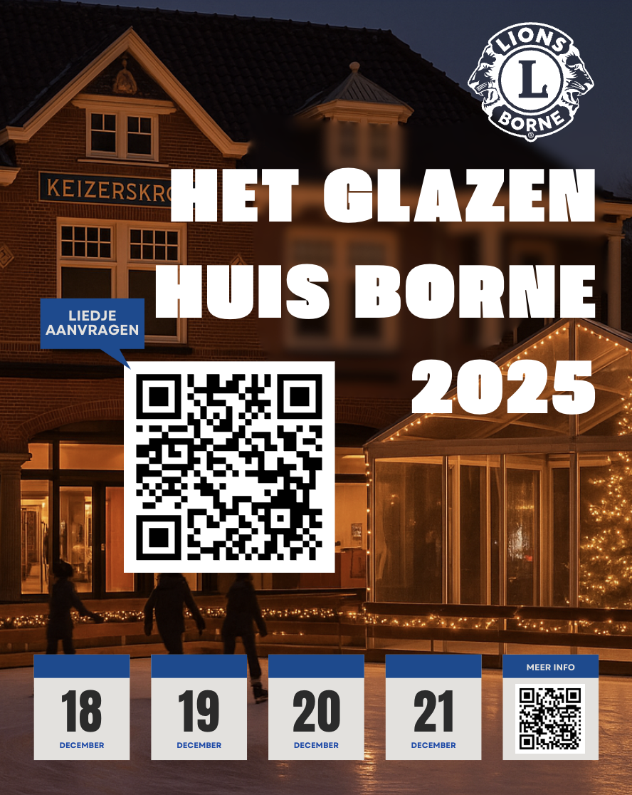 Flyer Het Glazen Huis Borne 2025